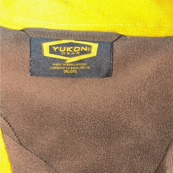 Yukon Gear Men’s Size 3XL Zip Up Jacket Brown Camo Camouflage Pockets EUC - Picture 3 of 11